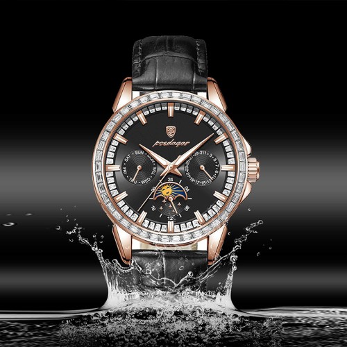 High-end Men's Quartz Brand Wristwatch with Dual Calendar Function, Waterproof Feature, Stylish Design and Luminous Display High-end Men's Quartz Brand Wristwatch with Dual Calendar Function, Waterproof Feature, Stylish Design and Luminous Display
