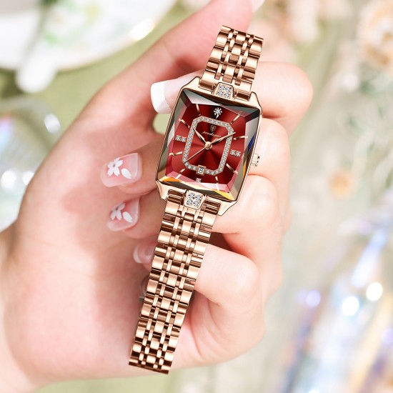 Ladies' watch. It is fully automatic, waterproof, fashionable, suitable for business occasions, exudes a light luxury style, and is a genuine quartz wristwatch. - Memoo.com Ladies' watch. It is fully automatic, waterproof, fashionable, suitable for business occasions, exudes a light luxury style, and is a genuine quartz wristwatch. - Memoo.com