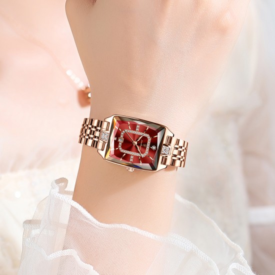 Ladies' watch. It is fully automatic, waterproof, fashionable, suitable for business occasions, exudes a light luxury style, and is a genuine quartz wristwatch. - Memoo.com Ladies' watch. It is fully automatic, waterproof, fashionable, suitable for business occasions, exudes a light luxury style, and is a genuine quartz wristwatch. - Memoo.com