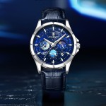 Men's Watch, Fully Automatic Mechanical, Multifunctional, Waterproof, Stylish, Luminous, with Calendar Function, Men's Wristwatch