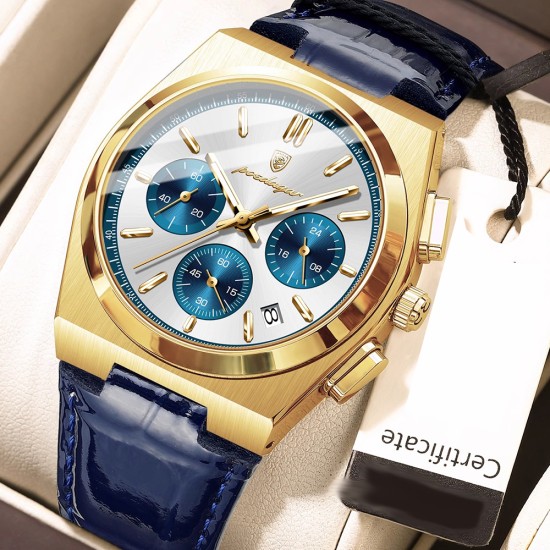 Men's Watch, Multifunctional, Business Style, with Calendar, Luminous, Stylish, Newly Launched, Waterproof, Quartz Wristwatch for Men - Memoo.com Men's Watch, Multifunctional, Business Style, with Calendar, Luminous, Stylish, Newly Launched, Waterproof, Quartz Wristwatch for Men - Memoo.com