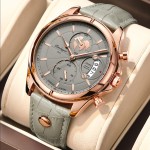 Men's watch. It is a fully automatic mechanical watch with waterproof, luminous and calendar functions, suitable for casual wear. There is also a new men's quartz watch available.