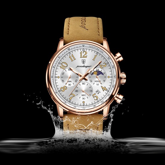 Men's watch. It is a fully automatic mechanical watch, suitable for casual wear, waterproof, with a calendar function, a new model, and a luminous wristwatch. - Memoo.com Men's watch. It is a fully automatic mechanical watch, suitable for casual wear, waterproof, with a calendar function, a new model, and a luminous wristwatch. - Memoo.com