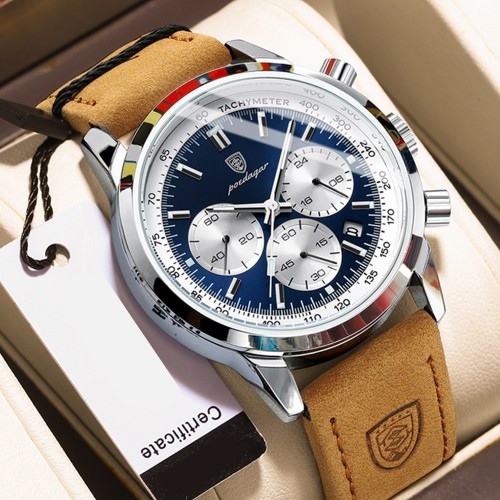 Men's watch. It is a multifunctional, waterproof, fully automatic mechanical watch, suitable for both casual and business occasions, and it comes with a calendar function. It is a wristwatch for men.