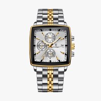 Men's Calendar Casual Multifunctional Luminous Stylish and Trendy Men's Watch, Waterproof Quartz Wristwatch