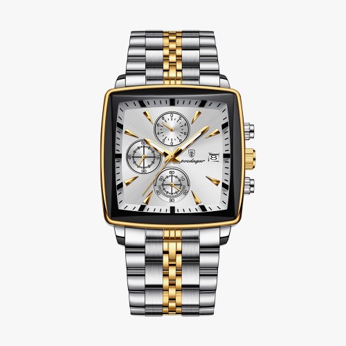 Men's Calendar Casual Multifunctional Luminous Stylish and Trendy Men's Watch, Waterproof Quartz Wristwatch