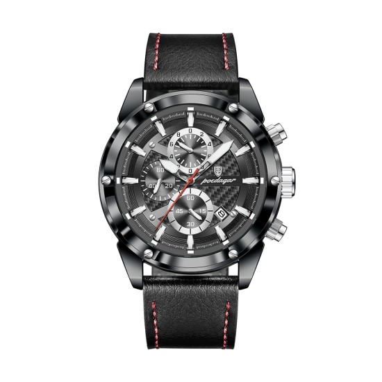 Men's wristwatch, multi-functional, business style, luminous, with calendar function, casual style, waterproof quartz wristwatch. - Memoo.com Men's wristwatch, multi-functional, business style, luminous, with calendar function, casual style, waterproof quartz wristwatch. - Memoo.com