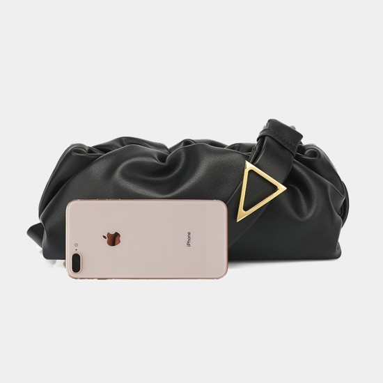 Triangle buckle oblique span hand bag shoulder bag chest bag men and women Triangle buckle oblique span hand bag shoulder bag chest bag men and women