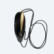 Braided cowhide metal handle single shoulder oblique span small round bag - Memoo.com Braided cowhide metal handle single shoulder oblique span small round bag - Memoo.com