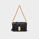 Single shoulder crossbody chain carrying small square bag Single shoulder crossbody chain carrying small square bag