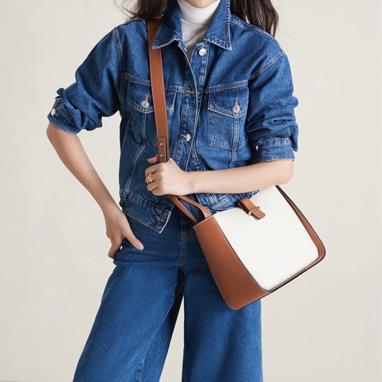 One shoulder crossbody bag Tote basket bucket bag womens bag - Memoo.com One shoulder crossbody bag Tote basket bucket bag womens bag - Memoo.com