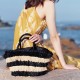 Straw bag, raffia, tassel tote, vacation shoulder bag, woven bag - Memoo.com Straw bag, raffia, tassel tote, vacation shoulder bag, woven bag - Memoo.com