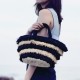 Straw bag, raffia, tassel tote, vacation shoulder bag, woven bag - Memoo.com Straw bag, raffia, tassel tote, vacation shoulder bag, woven bag - Memoo.com