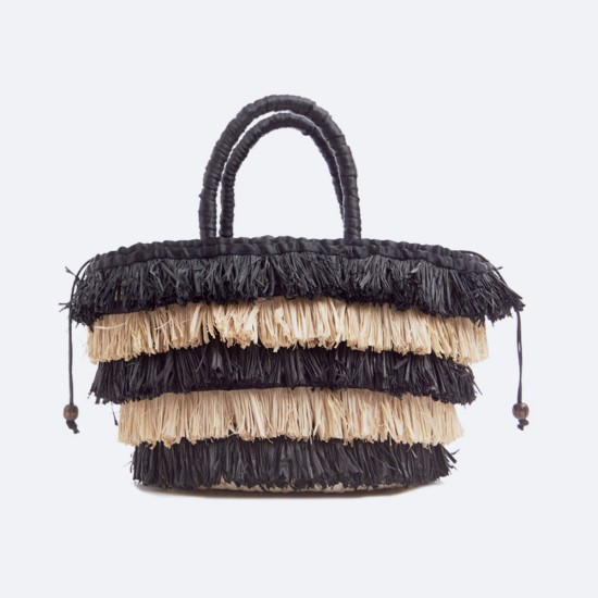 Straw bag, raffia, tassel tote, vacation shoulder bag, woven bag - Memoo.com Straw bag, raffia, tassel tote, vacation shoulder bag, woven bag - Memoo.com