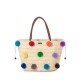 Hand-woven changing bag baby bag solid color straw Hand-woven changing bag baby bag solid color straw