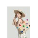 Hand-woven changing bag baby bag solid color straw Hand-woven changing bag baby bag solid color straw