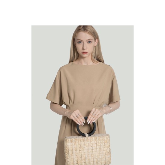 Handmade vacation fashion square straw bag handbag summer new Handmade vacation fashion square straw bag handbag summer new