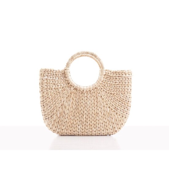 Original handmade handmade round handle straw bag handbag - Memoo.com Original handmade handmade round handle straw bag handbag - Memoo.com