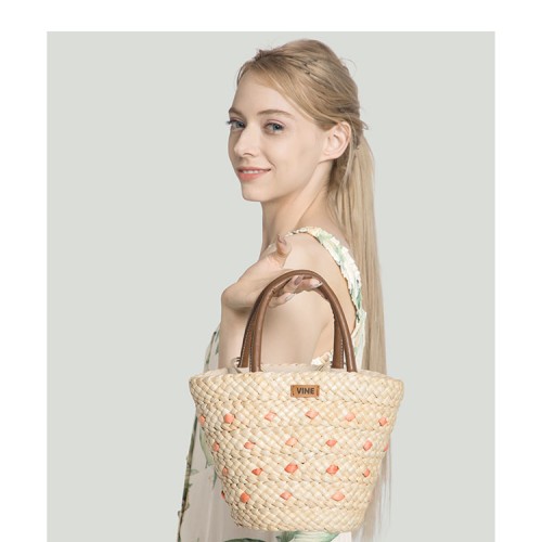 Handmade straw bag fashion girls handbag casual woven small bag