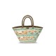 Handmade seaside vacation dopamine straw bag hand-held vegetable basket Handmade seaside vacation dopamine straw bag hand-held vegetable basket