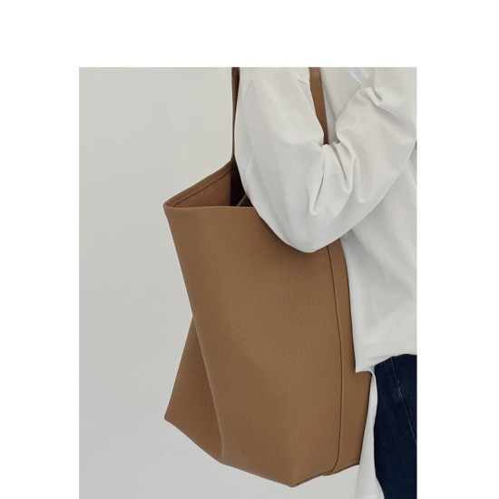 Large-capacity bucket bag simple premium shoulder bag Large-capacity bucket bag simple premium shoulder bag