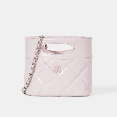 Crossbody bag Diamond lattice chain bucket bag small square bag portable Crossbody bag Diamond lattice chain bucket bag small square bag portable