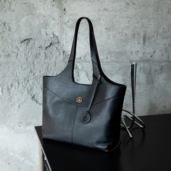Large-capacity commuter Tote bag double-sided plant-tanned leather one-shoulder tote woman - Memoo.com Large-capacity commuter Tote bag double-sided plant-tanned leather one-shoulder tote woman - Memoo.com