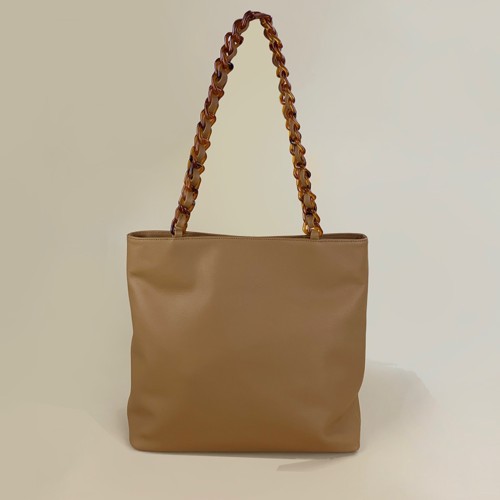 canvas and leather tote