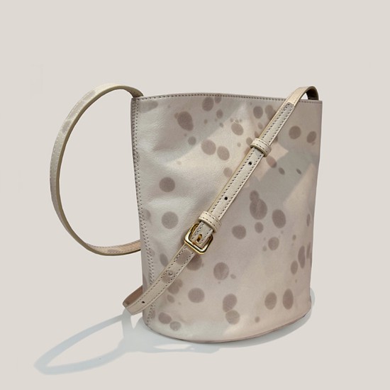 Bucket bag, genuine leather single shoulder French style niche soft leather womens bag - Memoo.com Bucket bag, genuine leather single shoulder French style niche soft leather womens bag - Memoo.com