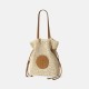 Drawstring Tote Bag Lafite Straw Woven Bag Drawstring Tote Bag Lafite Straw Woven Bag