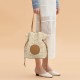 Drawstring Tote Bag Lafite Straw Woven Bag Drawstring Tote Bag Lafite Straw Woven Bag