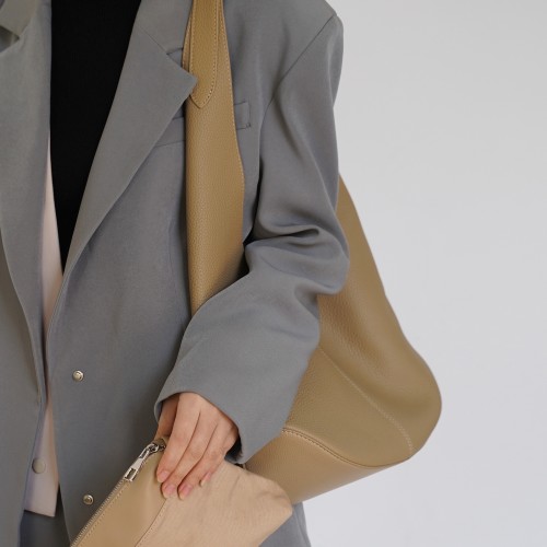 Top layer leather Tote bag for women