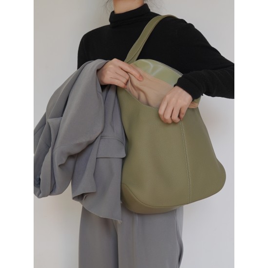Top layer leather Tote bag for women - Memoo.com Top layer leather Tote bag for women - Memoo.com
