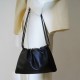 Top layer cowhide drawstring single shoulder crossbody cloud bag - Memoo.com Top layer cowhide drawstring single shoulder crossbody cloud bag - Memoo.com