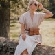 Vintage cowhide crossbody womens bag, chest bag, small bag, genuine leather waist bag - Memoo.com Vintage cowhide crossbody womens bag, chest bag, small bag, genuine leather waist bag - Memoo.com