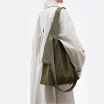 Suede ear hanging shoulder crossbody bag