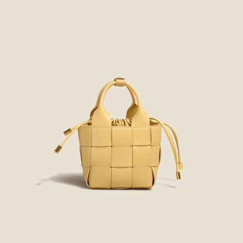 Crossbody bag, leather woven bucket bag, women's woven single shoulder crossbody bag Crossbody bag, leather woven bucket bag, women's woven single shoulder crossbody bag
