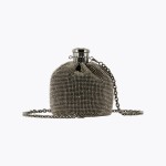 The Dinner Series Wine Bottle Bag is fun to open and close