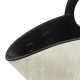 Scalloped style stylish black and white handbag Scalloped style stylish black and white handbag