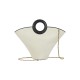 Scalloped style stylish black and white handbag Scalloped style stylish black and white handbag