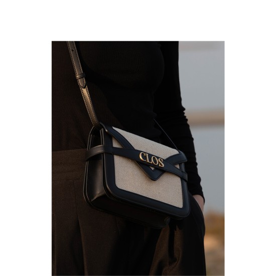 Crossbody bag womens canvas patchwork cowhide womens bag - Memoo.com Crossbody bag womens canvas patchwork cowhide womens bag - Memoo.com