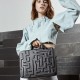 Layered cowhide suitcase shaped tote bag - Memoo.com Layered cowhide suitcase shaped tote bag - Memoo.com