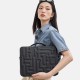 Layered cowhide suitcase shaped tote bag - Memoo.com Layered cowhide suitcase shaped tote bag - Memoo.com