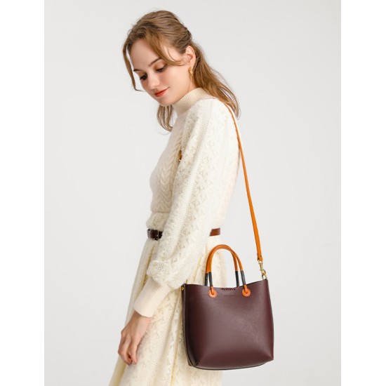 Cowhide bucket bag tote bag - Memoo.com Cowhide bucket bag tote bag - Memoo.com