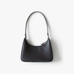 Leather tote bag armpit bag