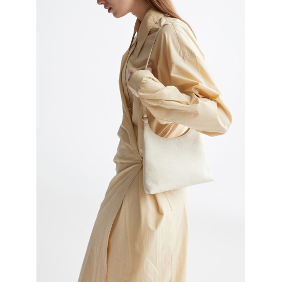 White hand-carried small tote underarm bag - Memoo.com White hand-carried small tote underarm bag - Memoo.com
