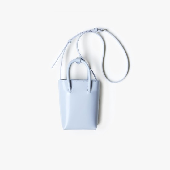 Small tote blue-gray mobile phone bag - Memoo.com Small tote blue-gray mobile phone bag - Memoo.com