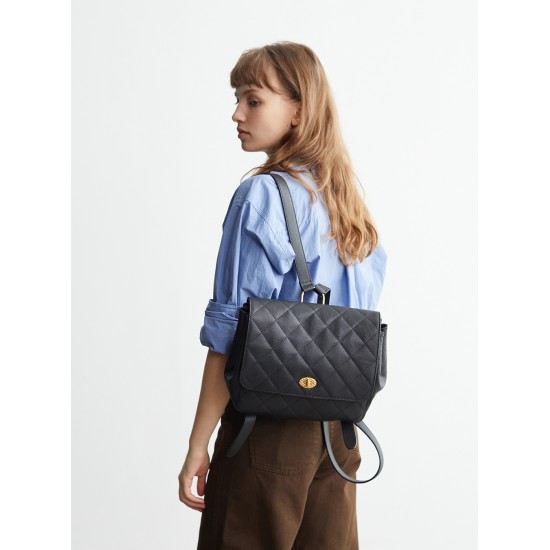 Leather British-style backpack Head layer cowhide college backpack Leather British-style backpack Head layer cowhide college backpack