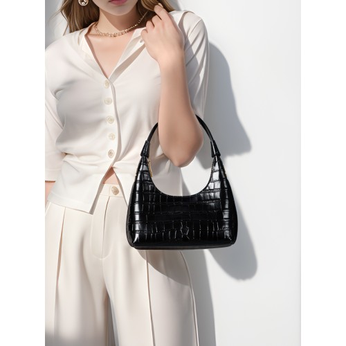 Hand-held versatile crescent bag texture cross-body bag Hand-held versatile crescent bag texture cross-body bag