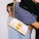 Crocodile embossed grain crossbody bag Crocodile embossed grain crossbody bag
